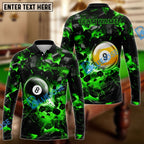 BlueJose Billiards Ball 8&9 Shoot And Destroy Personalized Name Shirt (4 Colors)