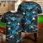 BlueJose Billiards Viking Thunder Personalized Name Shirt (5 Colors)