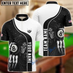 BlueJose Billiards Reaper Personalized Name, Team Name 3D Shirt