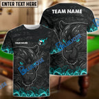 BlueJose BilliardsBall 8 Black Panther Personalized Name, Team Name Unisex Shirt ( 4 Colors )