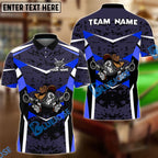 BlueJose Billiards Ball 8 Cowboy Gunslinger Personalized Name, Team Name Unisex Shirt (4 Colors)