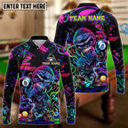 BlueJose Billiards Angry Monkey Pool 8 Ball Neon Graffiti Personalized Shirt