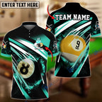 BlueJose Billiards Explosion Personalized Name, Team Name Unisex Shirt (6 Colors)