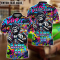 BlueJose Billiards Gorilla 8 Pool Graffiti Game On Personalized Shirt