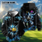 BlueJose Billiards Ball 8 Frozen Ice Personalized Name, Team Name Unisex Shirt