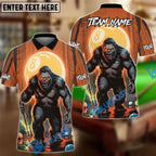BlueJose Billiards 8-Ball Bigfoot Breaker Customized Name, Team Name 3D Shirt (6 Colors)