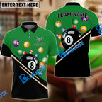 BlueJose Billiards Sublimated Classic Personalized Shirt (4 Colors)