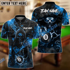 BlueJose Billiards Ball 8 Thunder Sparks Personalized Name, Team Name Unisex Shirt (6 Colors)