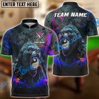 BlueJose Billiards Fierce Gorilla Yin Yang Ball 8 And Ball 9 Personalized Name Shirt (4 Colors)