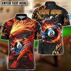BlueJose Billiards Ball 8 Phoenix Arisen Personalized Shirt (4 Colors)