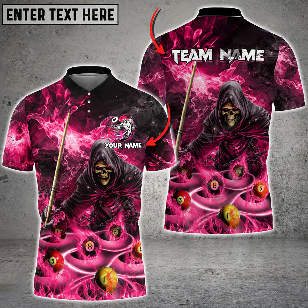 BlueJose Billiards Lord Of Hell Personalized Name, Team Name Unisex Shirt (4 Colors)