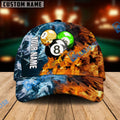 BlueJose Billiards Ace Personalized Name 3D Cap