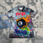 BlueJose Billiards Ball 8 Graffiti Jeans Style Personalized Shirt (2 Colors)