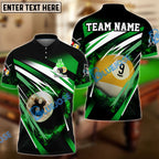 BlueJose Billiards Explosion Personalized Name, Team Name Unisex Shirt (6 Colors)