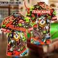 BlueJose Billiards 9-Ball Graffiti Game Character Personalized Name Shirt (4 Colors)