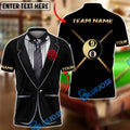 BlueJose Billiards Ball 8 & 9 Yinyang Tuxedo Rose Personalized Shirt