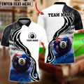 BlueJose Billiards 8 Ball Australia Flag Smoke Personalized Shirt