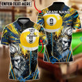 BlueJose Billiards 9 Ball Zeus God Art Style Personalized Shirt