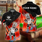 BlueJose Billiards Ball 8 Maori Warrior Tribal Gold Personalized Name, Team Name Unisex Shirt (4 Colors)