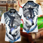 BlueJose Billiards 8-Ball Wolf Dynamic Design Customized Name, Team Name 3D Shirt (4 Colors)