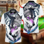 BlueJose Billiards 8-Ball Wolf Dynamic Design Customized Name, Team Name 3D Shirt (4 Colors)