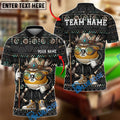 BlueJose Billiards Native Western Cowboy 9 Ball Design Personalized Shirt