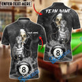 BlueJose Billiards Ball 8 Nun Reaper Shooter Customized Name, Team Name 3D Shirt