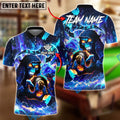 BlueJose Billiards 8 Ball Grim Reaper Cosmic Personalized Name, Team Name Unisex Shirt (4 Colors)