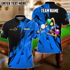 BlueJose Billiards Ball 8 Champion Personalized Name, Team Name Unisex Shirt (6 Colors)