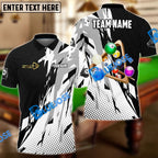 BlueJose Billiards Ball 8 Champion Personalized Name, Team Name Unisex Shirt (6 Colors)