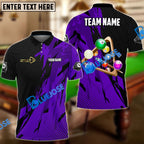 BlueJose Billiards Ball 8 Champion Personalized Name, Team Name Unisex Shirt (6 Colors)
