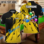 BlueJose Billiards Ball 8 Champion Personalized Name, Team Name Unisex Shirt (6 Colors)