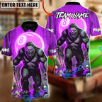 BlueJose Billiards 8-Ball Bigfoot Breaker Customized Name, Team Name 3D Shirt (6 Colors)