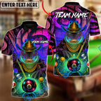 BlueJose Billiards 8-Ball The Crocodile Breaker Customized Name, Team Name 3D Shirt (4 Colors)