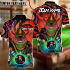 BlueJose Billiards 8-Ball The Crocodile Breaker Customized Name, Team Name 3D Shirt (4 Colors)