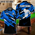 BlueJose Billiards Pro Player Personalized Name, Team Name Unisex Shirt ( 4 Colors )