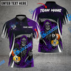 BlueJose Billiards  8 Ball & 9 Ball Death Bringer Reaper Personalized Name, Team Name Unisex Shirt (6 Colors)